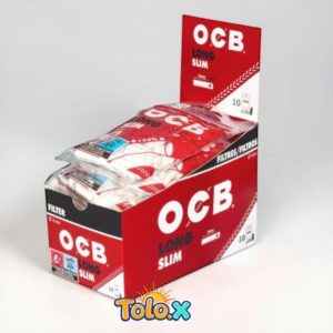 ocb filtre long slim 10 pcs
