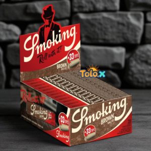 Smoking king Size brun + 33 tips