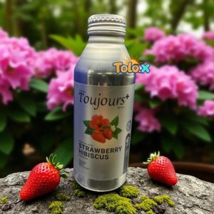 Toujours+ Strawberry hibiscus 470ml (12 pcs)