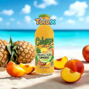 calypso pineapple peach lemonade 473ml (12 pcs)