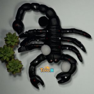 Décompression black animals grand (12 pcs)