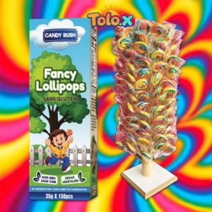 fancy lollipops 30g x 150 pcs candy rush ronde