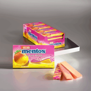 Mentos Aqua kiss fraise et mandarine 20x26g