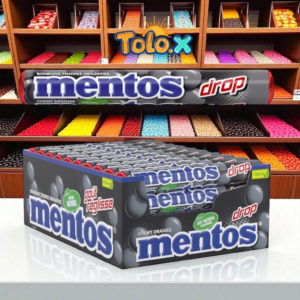 Mentos Rouleaux Réglisse 38g x 40pcs