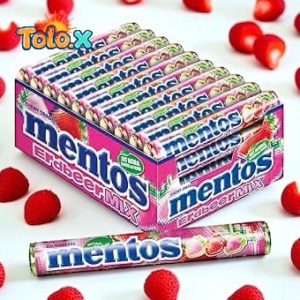 Mentos Strawberry Mix 38g x 40pcs