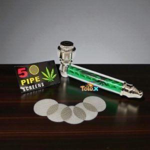 Pipe en metal avec filtre 30 pcs