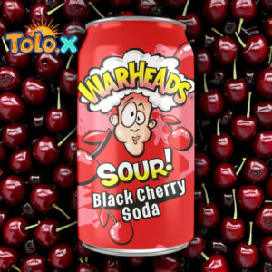 Warhead sour black cherry 355ml