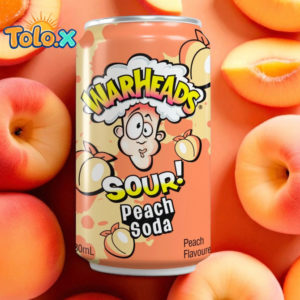Warheads sour peach 355ml