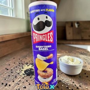 Pringles USA everything bagel 156g 14pcs