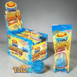 Jawbreaker on a stick blue raspberry 15pcs