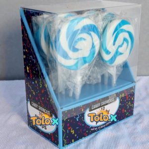 Sucette blanche et blue 12pcs