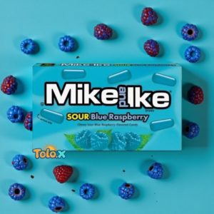 Mike&ike sour blue raspberry 12x120g
