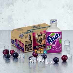 Fanta grape japan bouteille metal 24x300ml