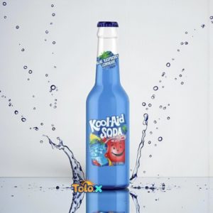 Kool aid blue raspberry glass 12x355ml