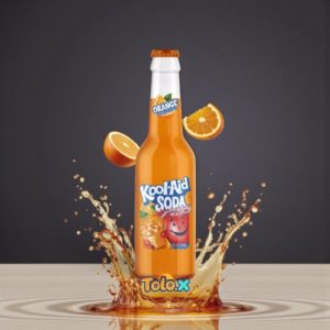 Kool aid orange glass 12x355ml