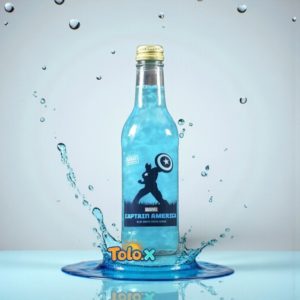 Marvel captain america blue super serum 12x330ml